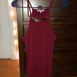 red charlotte russe tank top